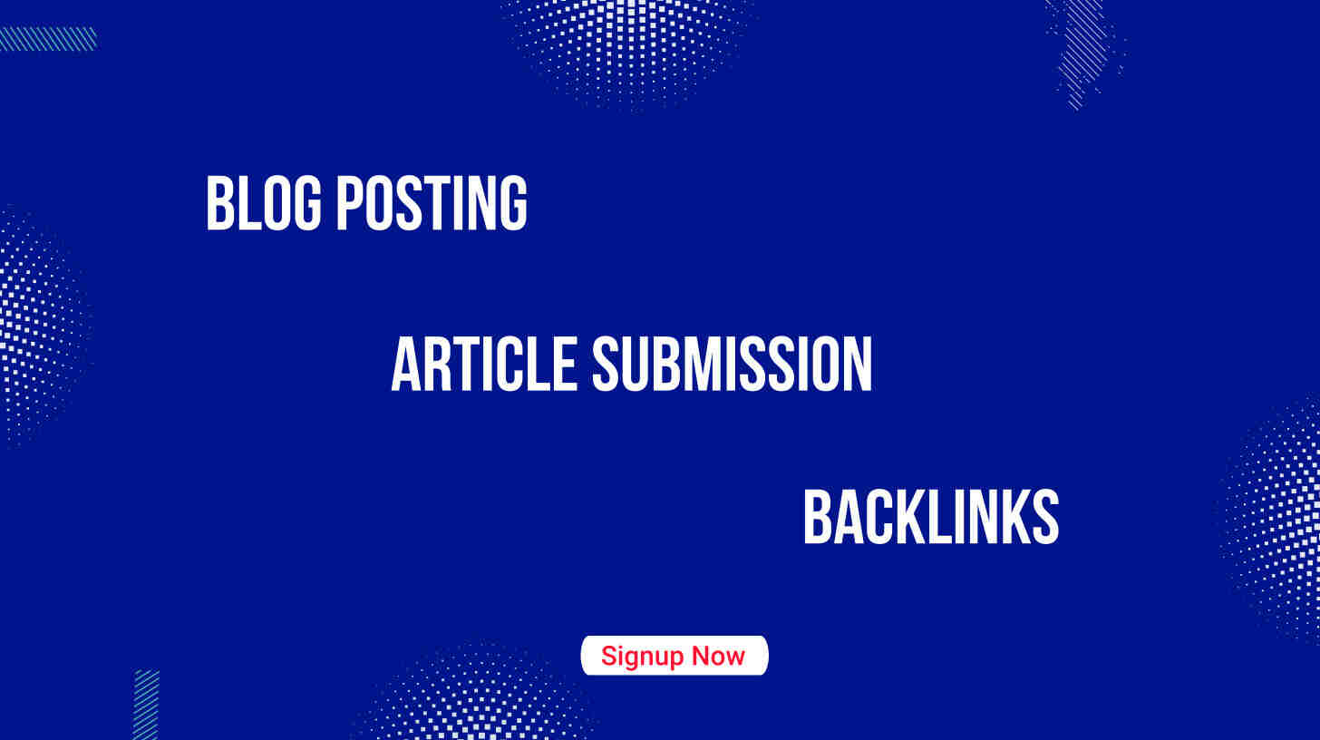 Free Blog Posting Article Submission and Backlinks on Pak Affiliate
